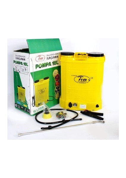 Hb Garden Tools Hb Akülü Şarjlı Sırt Pompası 16 Litre