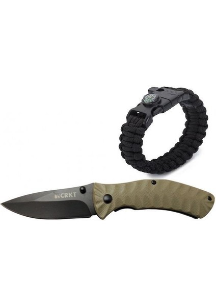 Bil-Tek Shop Outdoor Crkt Incendor Çakı 2078GRİ 17.5 cm