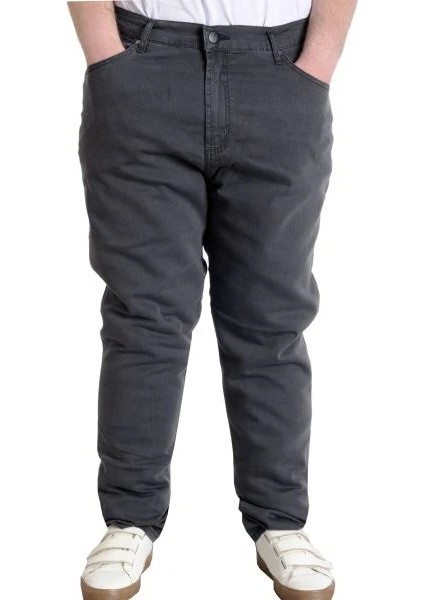 Büyük Beden Erkek Pantolon Kot Klasik 5cep Focus 23904 Füme fiyatları
