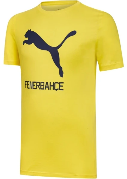 Puma Cat Tee Sarı Erkek Futbol T-Shirt