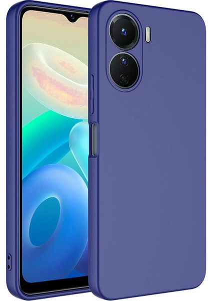 Vivo Y16 Uyumlu Liquid Serisi Içi Kadife Lansman Silikon Kılıf