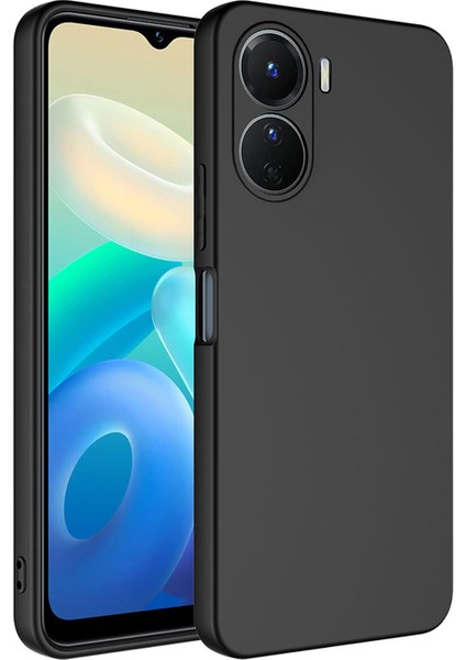 Vivo Y16 Uyumlu Liquid Serisi Içi Kadife Lansman Silikon Kılıf