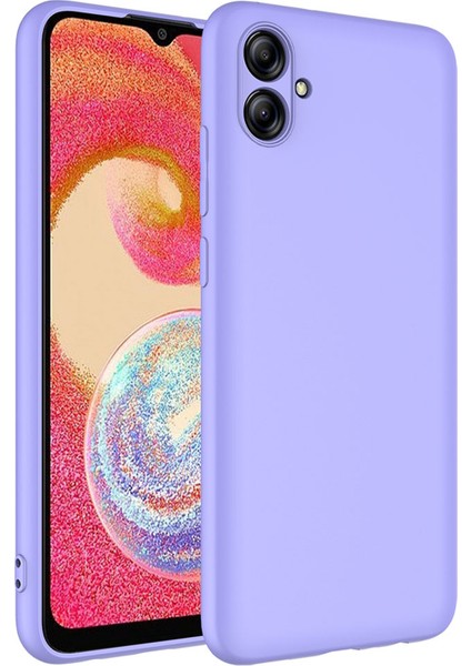 Samsung Galaxy A04E Uyumlu Liquid Serisi Içi Kadife Lansman Silikon Kılıf