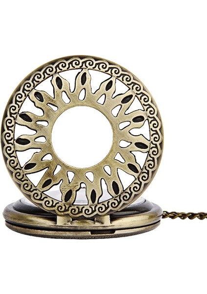 Kişiye Özel Güneş Kabartmalı Büyük Boy Köstekli Saat Kolye fiyatları