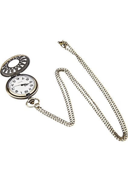 Kişiye Özel Güneş Kabartmalı Büyük Boy Köstekli Saat Kolye modelleri