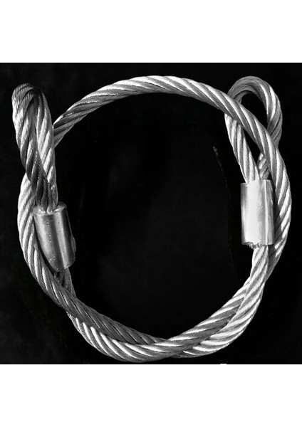 Motorsiklet 1 Metre Çelik Halat 14 mm Kalınlık Motorsiklet Çelik Halat
