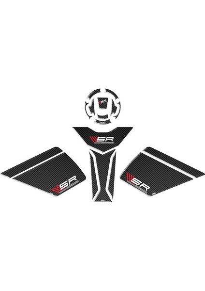 Cf Moto 450 Sr 2023 Tank Pad Set 002