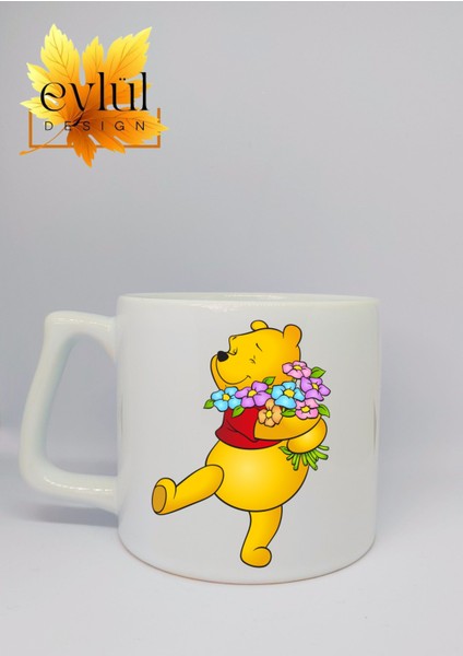 Winnie The Pooh Temalı Özel Tasarım Baskılı Seramik Kupa Bardak