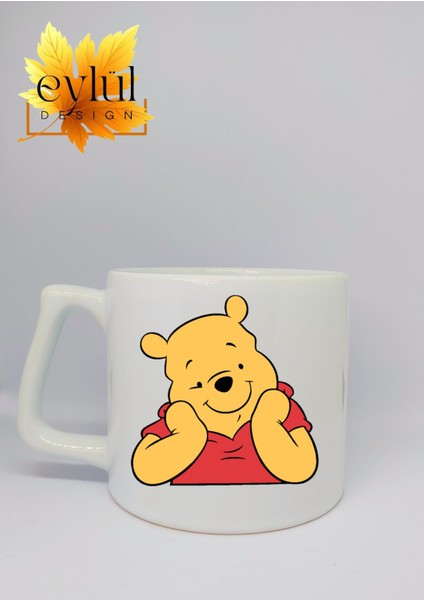 Winnie The Pooh Temalı Özel Tasarım Baskılı Seramik Kupa Bardak