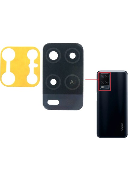 Uyumlu A54 Kamera Lensi Camı CPH2239