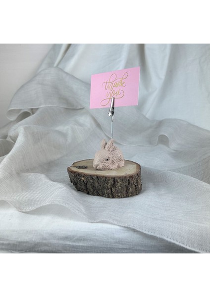 Krem Tavşan Not Tutucu, Fotoğraf Tutucu indirimleri