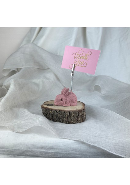 Antik Pembe Tavşan Not Tutucu, Fotoğraf Tutucu fırsatları