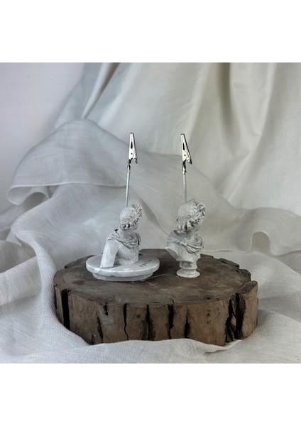 Gri Eskitme Apollo Kaideli 2'li Not Tutucu Set, Fotoğraf Tutucu modelleri