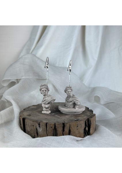 Vizon Eskitme Apollo Heykel 2'li Not Tutucu Set, Fotoğraf Tutucu indirimleri