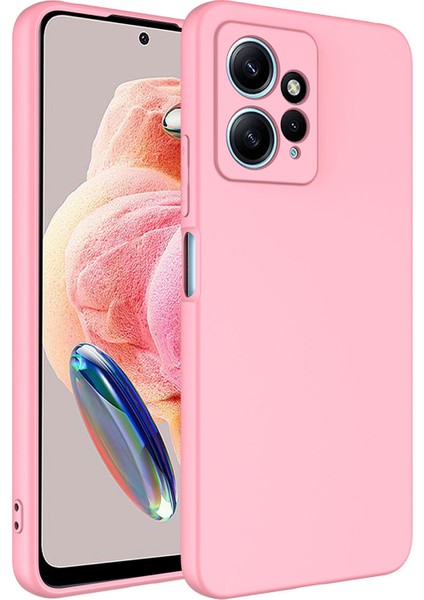 Xiaomi Redmi Note 12 4g Uyumlu Liquid Serisi Içi Kadife Lansman Silikon Kılıf