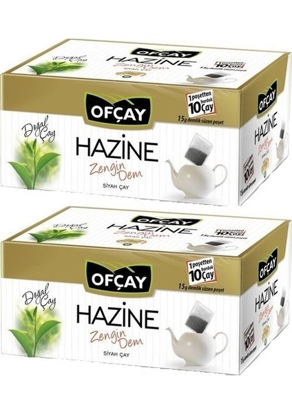Hazine Zengindem Demlik Poşet Siyah Çay 60 ADET*15GR (2pk*30)