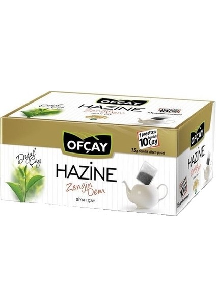 Hazine Zengindem Demlik Poşet Siyah Çay 60 ADET*15GR (2pk*30)