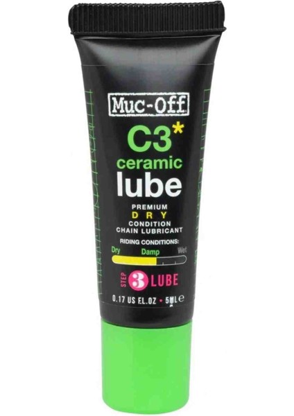 C3 Dry Ceramic Lube 5ml Zincir Yağı