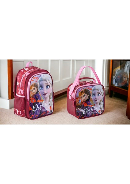 Frozen Ilkokul Çantası Hawk My Destıny ve Beslenme Çantası
