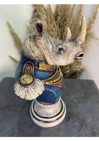 Kont Gergedan Polyester Dekoratif Obje indirimleri