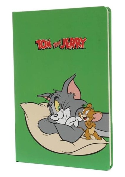 Tom&jerry Sert Kapak Ciltli Kareli 96 Yaprak Defter