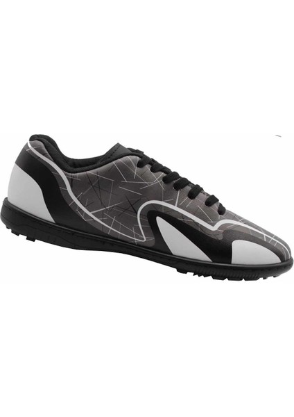 Rekorsport Mıkawa Erkek Halı Saha B-7 Erkek Halı Saha Ayakkabı RS-H-1003-1SIYAH-GRI