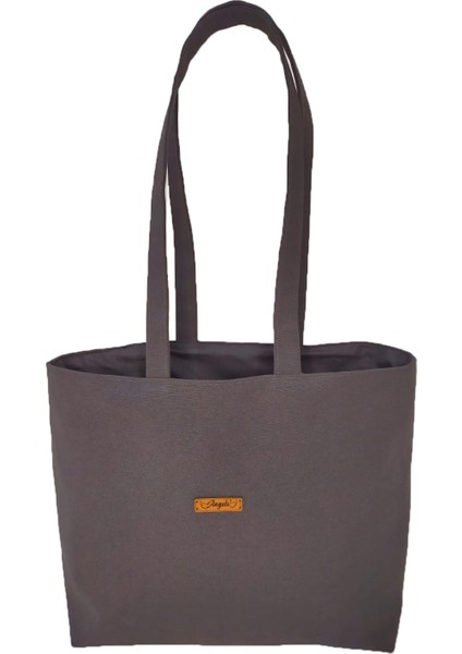 Antrasit Kanvas Omuz Çantası