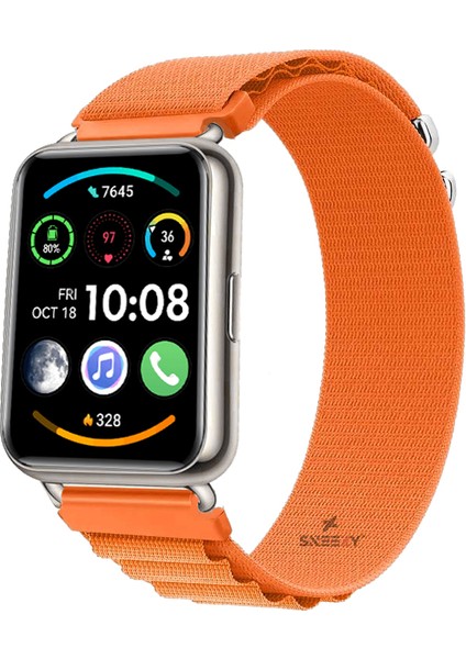 Huawei Watch Fit 2 Uyumlu Frost Alpine Loop Kordon