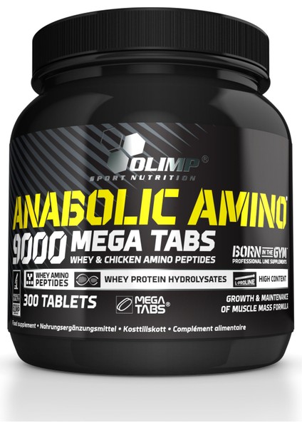 Olımp Anabolic Amino Mega Tabs 9000 - 300 Tabs