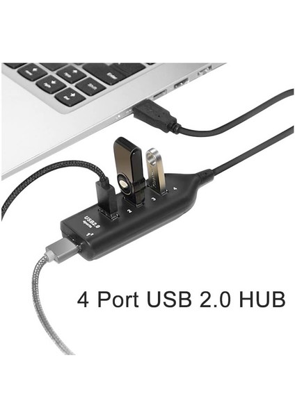 4 Port USB Çoğaltıcı Çoklayıcı Hub USB 2.0 Çoklama Pc Laptop