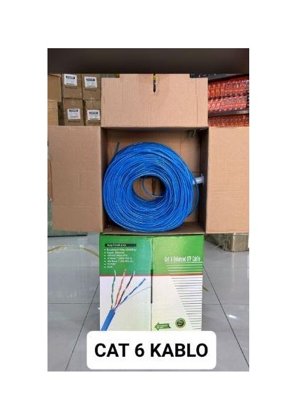 Japanex 25 Awg 305 Metre Mavi Cat6 Kablo