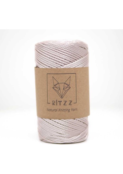 Floş Makrome Ipi / 2 mm / Açık Pudra