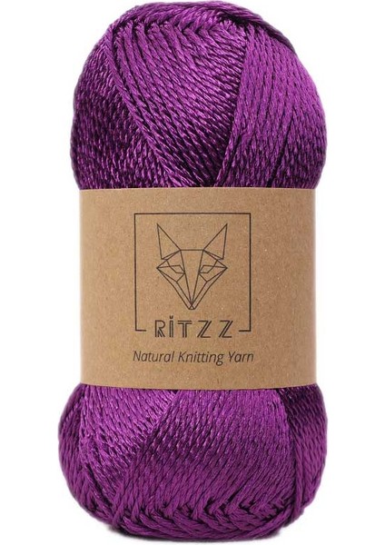 Büküm Floş Makrome / 2 mm / Mürdüm