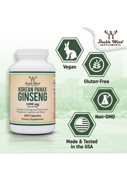 Korean Panax Ginseng 240 Caps