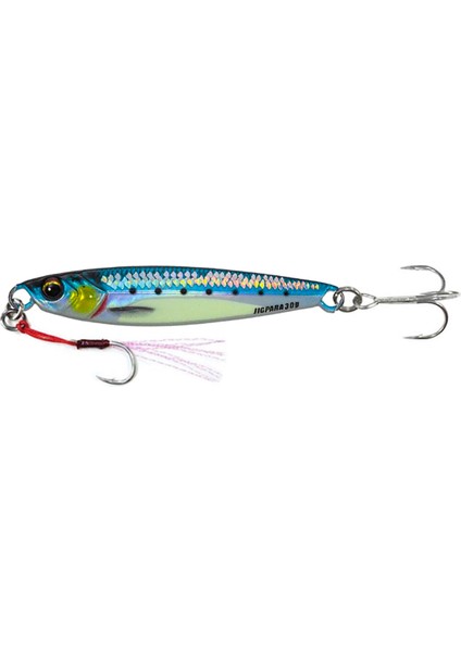 Jigpara Short JPS-30GR 70MM #99 Live Damage Sardine Glow Belly (Uv)