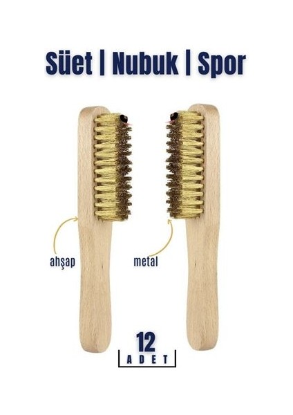 12 Adet Ayakkabı Fırçası Zappone Design 718744