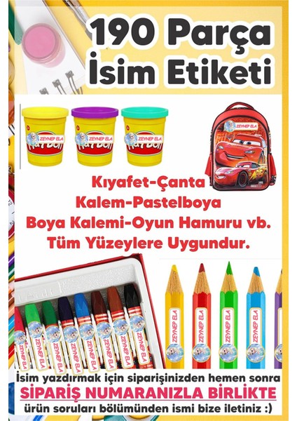 Okul Etiketi Kalem Defter Etiketi Özel Isim Yazılabilen Etiket Sevimli Kedi 210 Adet