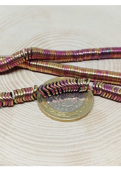 Hematit Taşı Yarım Dizi 6*1 mm (36815) (18 cm Uzunluğundadır) fiyatları