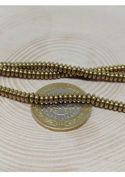 Hematit Taşı Yarım Dizi 4*1,5 mm (36835) (18 cm Uzunluğundadır) fiyatları