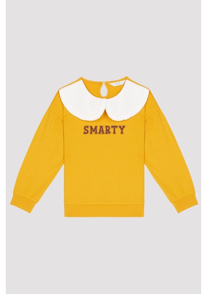 Kız Çocuk Big Collar Uzun Kollu Pijama Takımı fiyatları