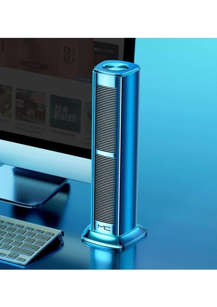 Işıklı Usb-3.5mm Jack Kablolu Masaüstü Hoparlör Soundbar Tv Laptop Hoparlörü Speaker Ses Sistemi