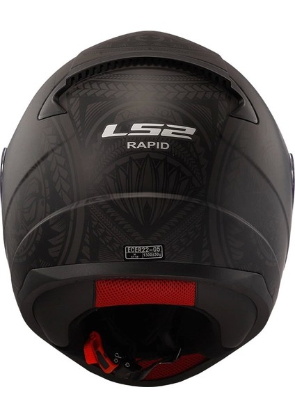 Rapıd Takaroa Mat Siyah Kask indirimleri