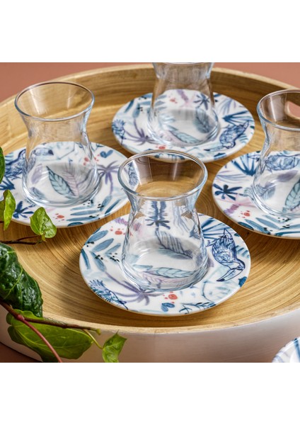 Flores Kahvaltı Takımı-18 Parça-Mavi modelleri