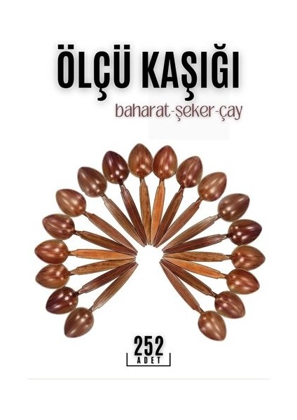 216+36 Adet Baharat Ölçü Kaşığı 718706