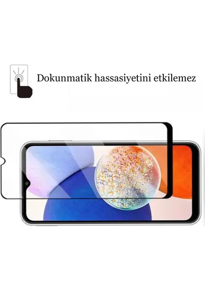 Samsung Galaxy A14 Kırılmaz Cam 5d Tam Kaplayan 9h Temperli Ekran Koruyucu