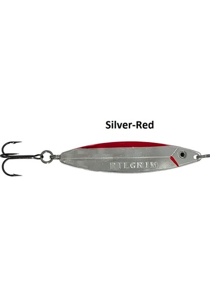 Pilgrim 7.8cm 18GR Silver/red Lüfer-Levrek Kaşık