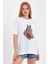 Püsküllü At Kafa Baskılı T-Shirt 3