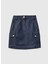 Denim Etek, 50, Koyu Mavi 4