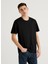 Bisiklet Yaka Siyah Erkek T-Shirt 123P3JE1J19A5 1