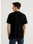 Bisiklet Yaka Siyah Erkek T-Shirt 123P3JE1J19A5 2